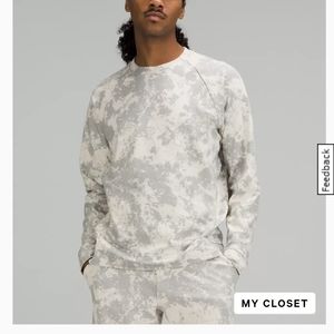 Lululemon City Sweat Crew sz XL grey opal